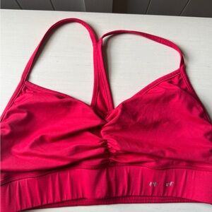 Bo+Tee Red Sports Bra